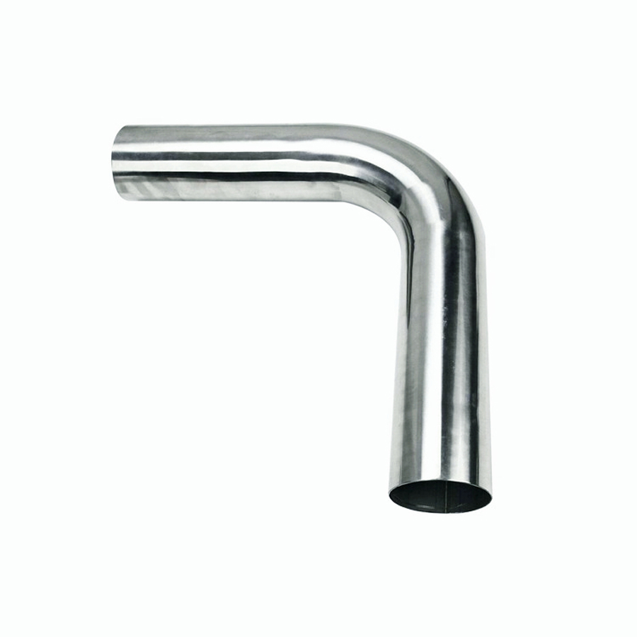 T-304 Stainless Steel 3.0" /76mm Straight & 45 90 Degree Bend Exhaust Tube Pipes Silver