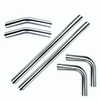 T-304 Stainless Steel 2.5" /63mm Straight & 45 90 Degree Bend Automobile Exhaust Tube Pipes