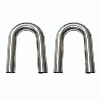 304 Stainless Mandrel Bend Exhaust Straight & Bend Pipe DIY Kits 8PCS 2.0''