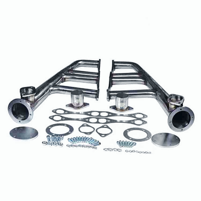 Small Block Lake Style Chevy Exhaust Header(Fits 265-400 C.i. with Standard Or Vortec Heads Including D-port ZZ-4 Style Heads (not LT-1)