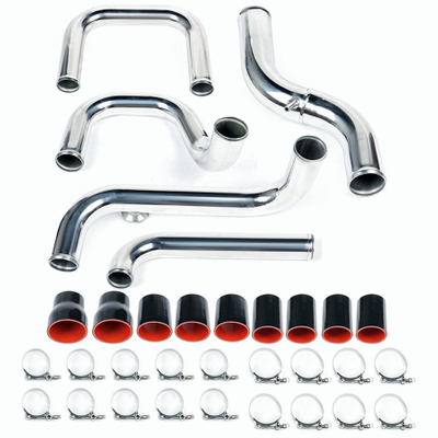 Stainless Steel Civic Integra 1992-2000 Bolt on Turbo Front Mount Intercooler Pipe Kit Silver 