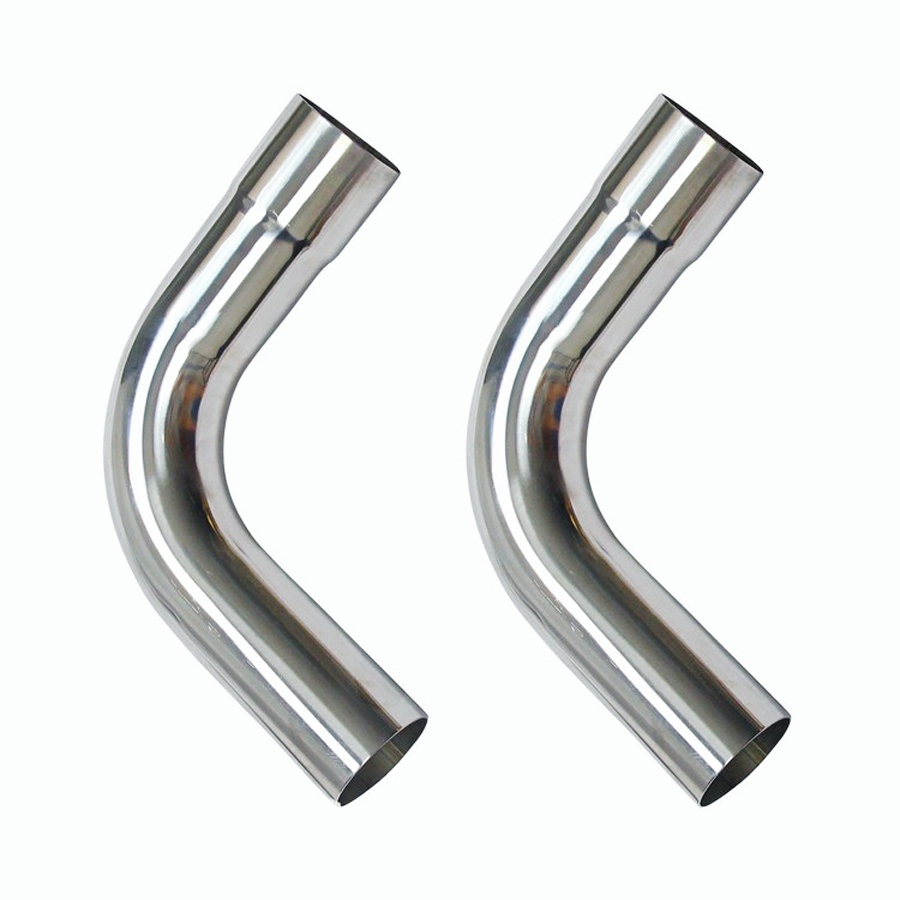 2.25'' Mandrel Bend Exhaust Pipe 8PCS DIY Kit Straight & Bend Pipe 304 Stainless
